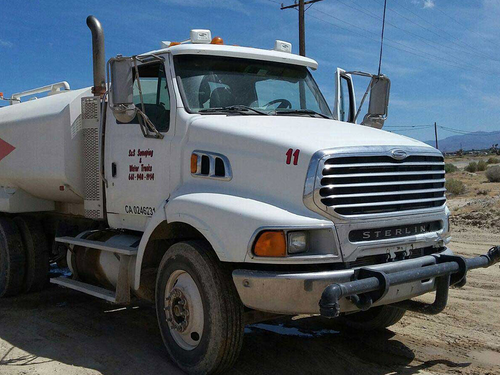 Water Truck Front View
