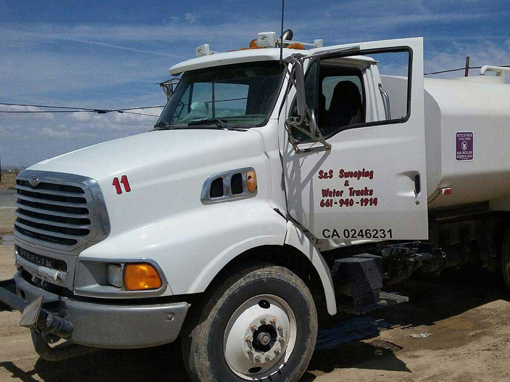 Water Truck Side View